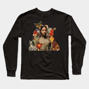 Divine Feminine Energy Woman Art Long Sleeve T-Shirt